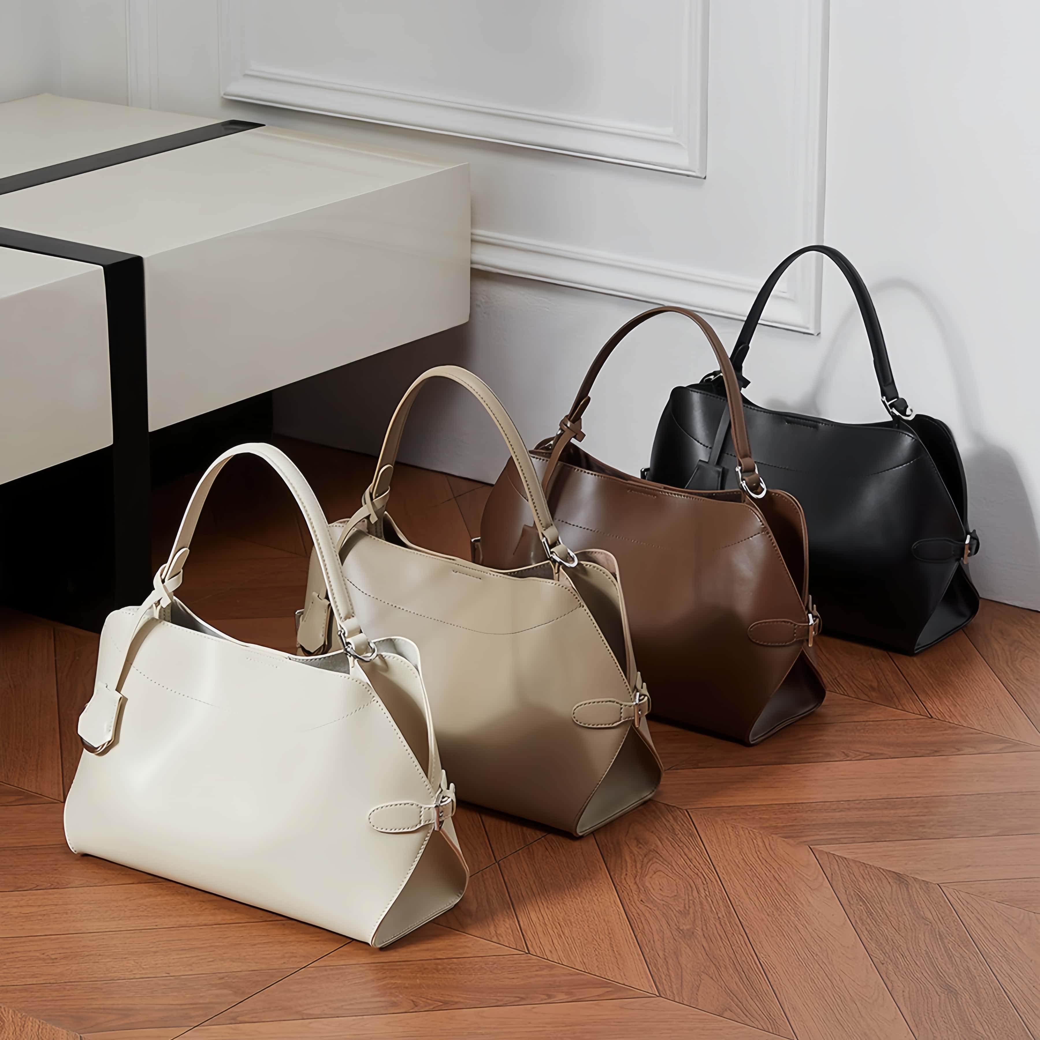 NEW ! |3WAY|牛革ハンドバッグ|牛革ショルダーバッグ| マザバッグ