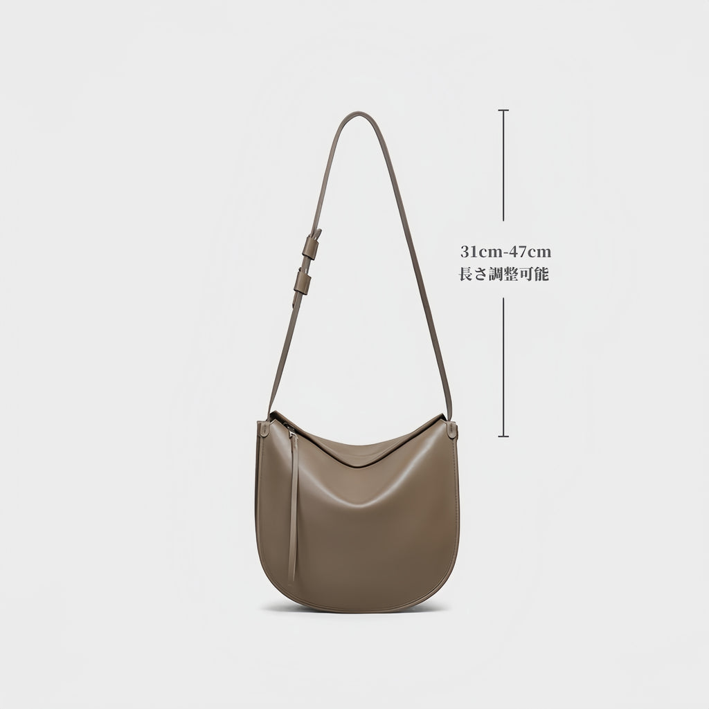 コーヒー|牛革ショルダーバッグ|牛革クロスボディバッグ