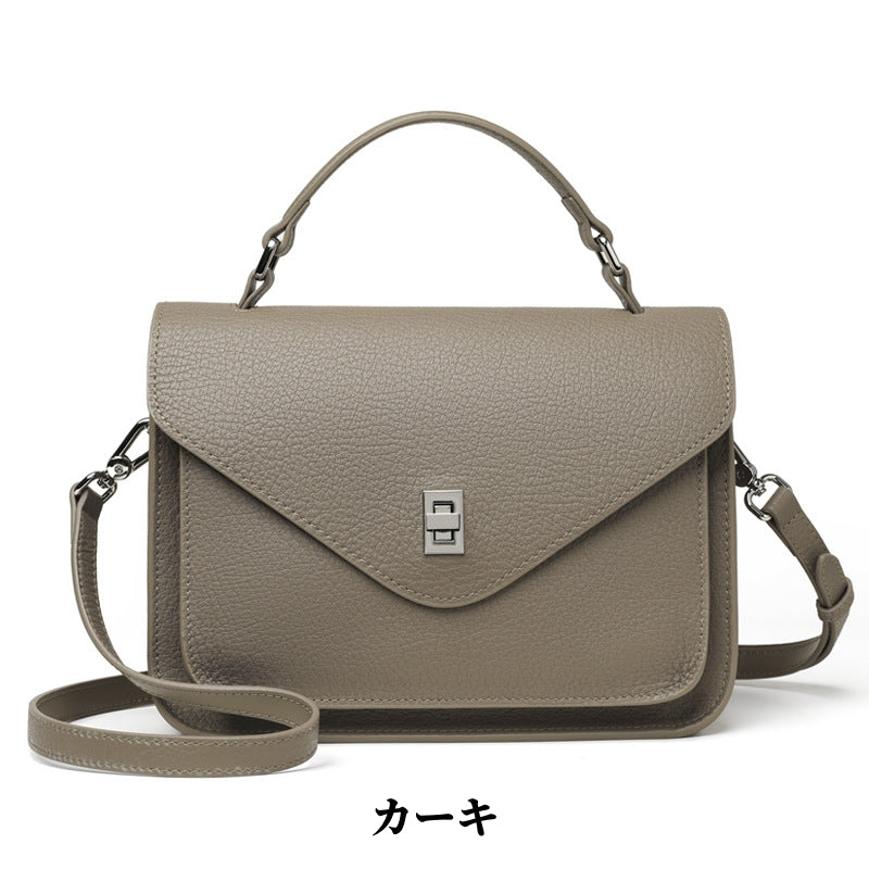 2WAY】高級本革 レザーメッセンジャーバッグ – MIOCHIC