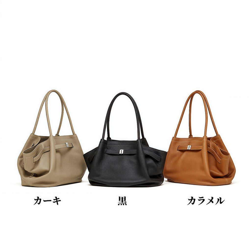 大人の上質レザートートバッグ