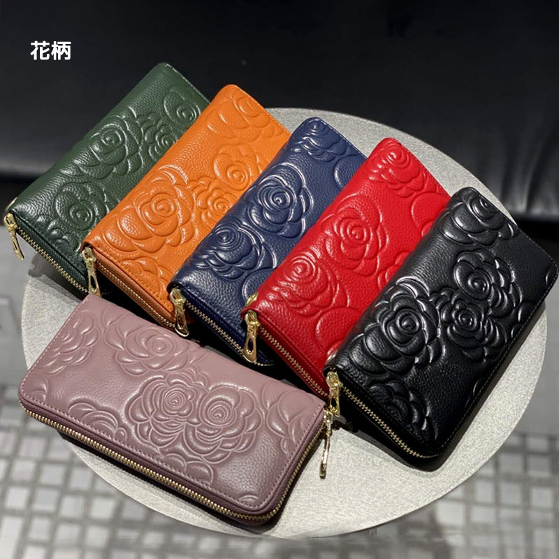 6色から選択|牛革長財布
