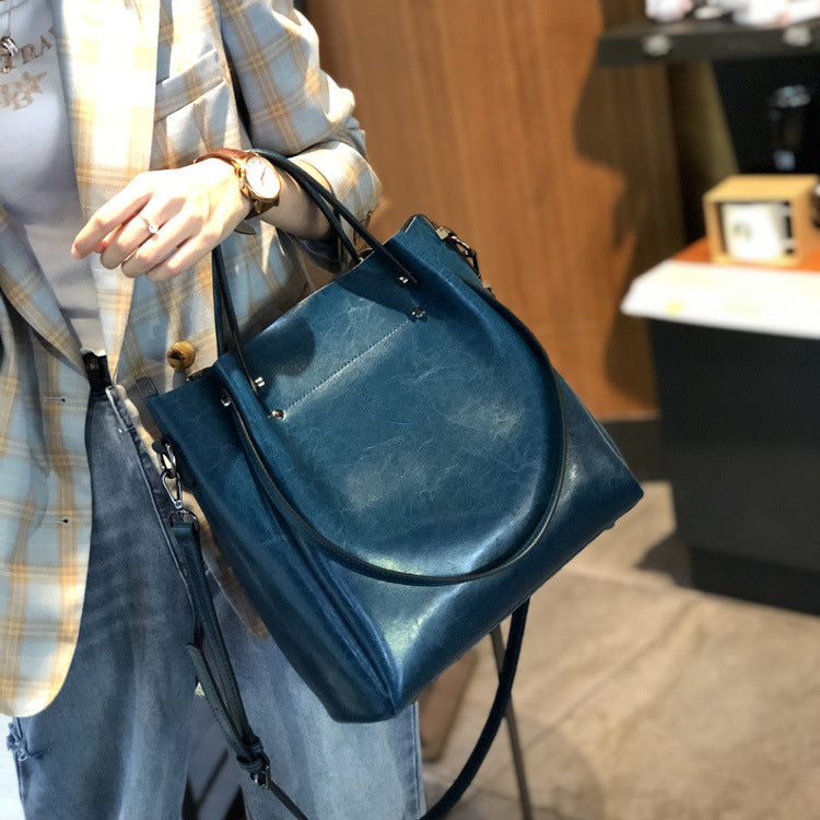 6色|3WAY牛革トートバッグ|牛革肩がけかばん|ハンドバッグ|レザーバッグ|斜め掛けバッグ