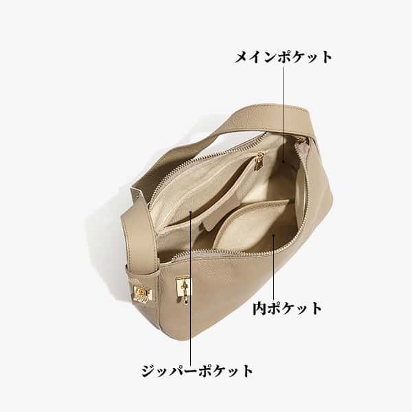 本革|2WAY レザーハンドバッグ（全3色）｜エレガントな通勤牛革バッグ
