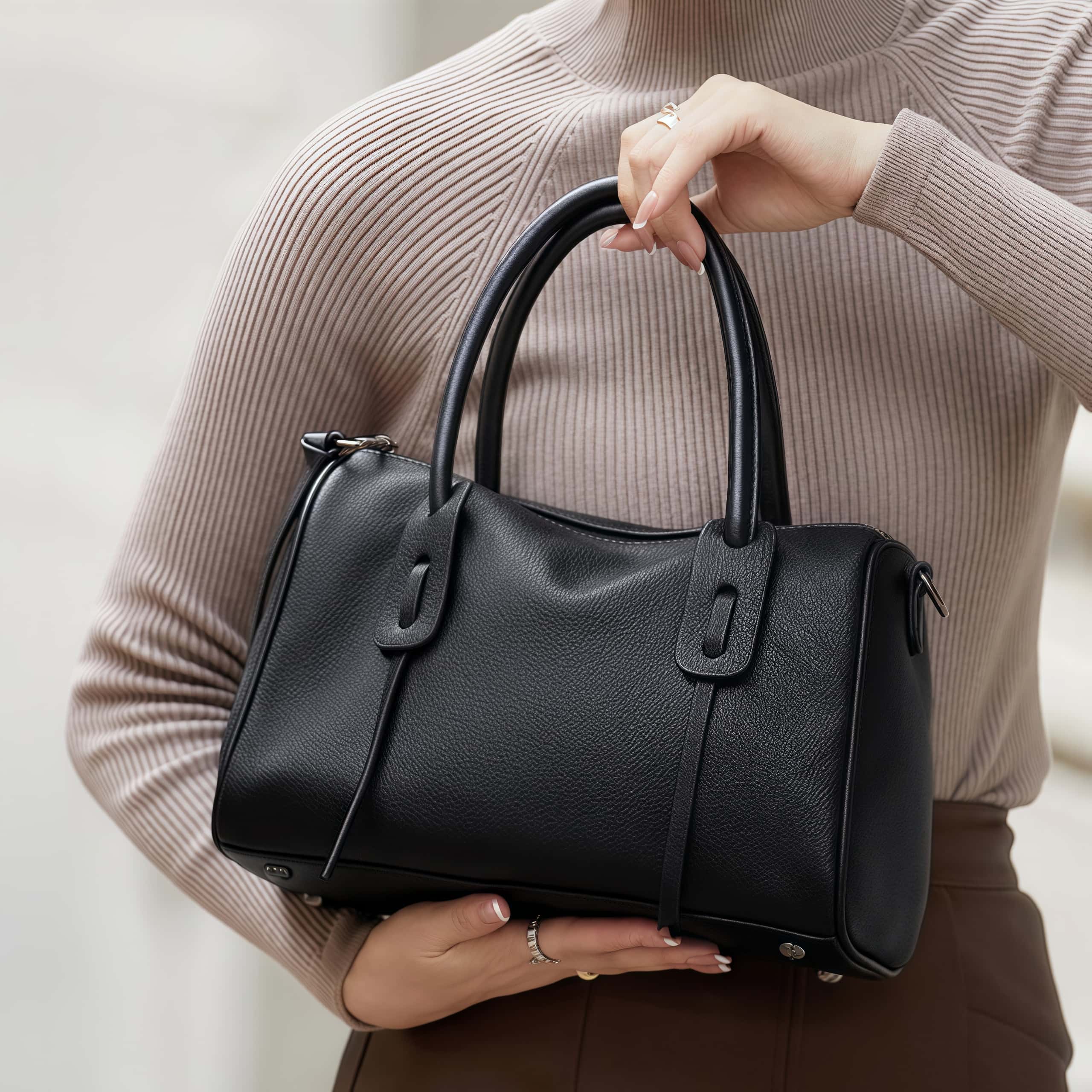 3色|3WAY|牛革ハンドバッグ•牛革ショルダーバッグ – MIOCHIC