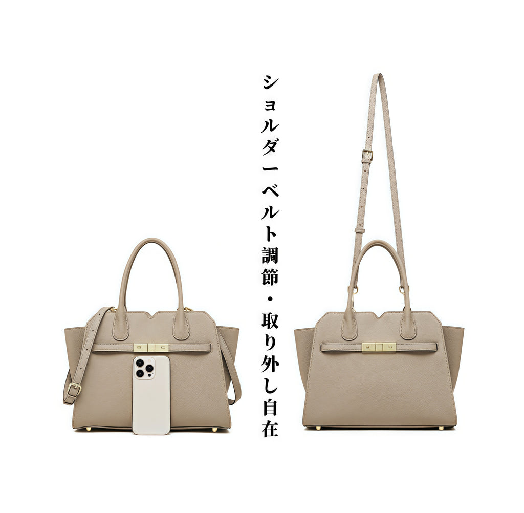 レディースビジネスバッグ|本革牛革手提げバッグ|ショルダーバッグ