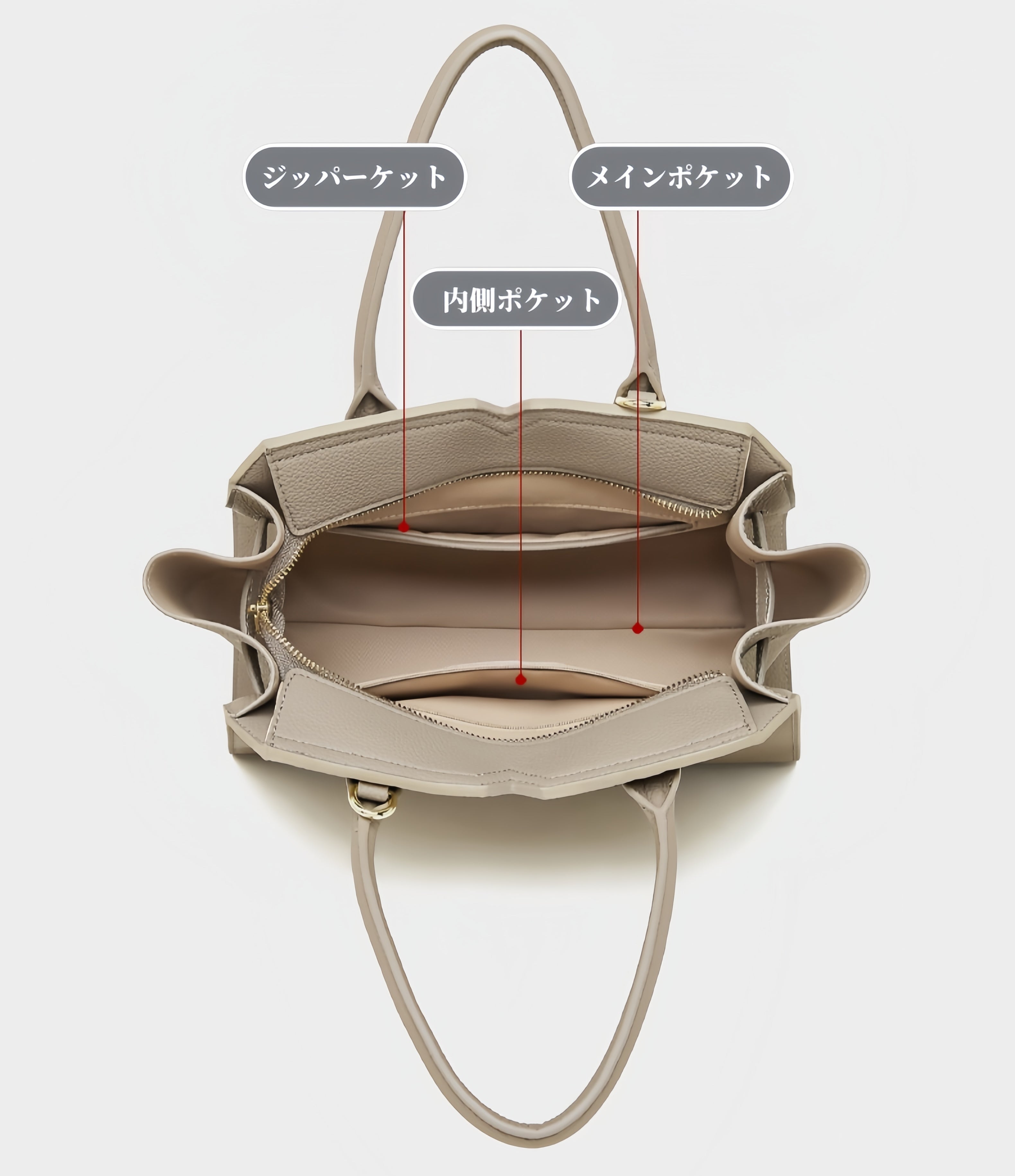 レディースビジネスバッグ|本革牛革手提げバッグ|ショルダーバッグ