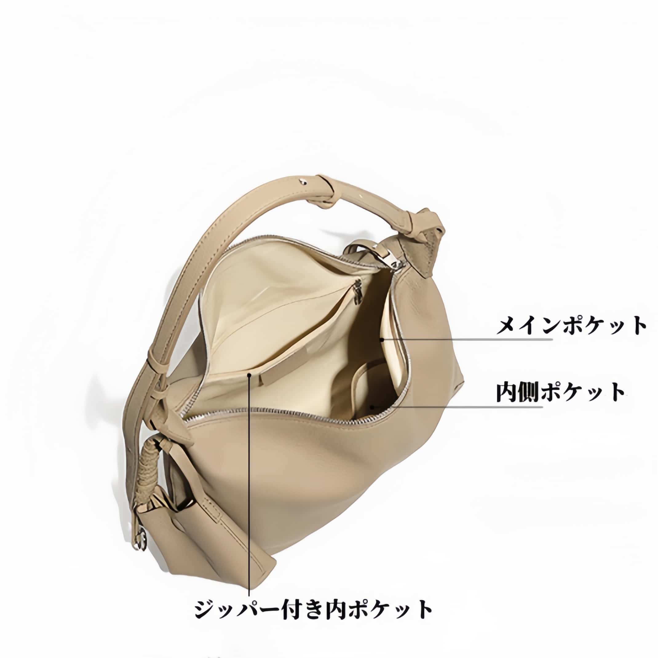 【新作登場】シンプルスタイル 牛革バッグ｜3 通り使い可能（ショルダー・クロス・トート）｜ブラジル産上質牛革