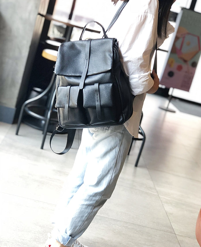 ユニセックス|牛革リュックサック