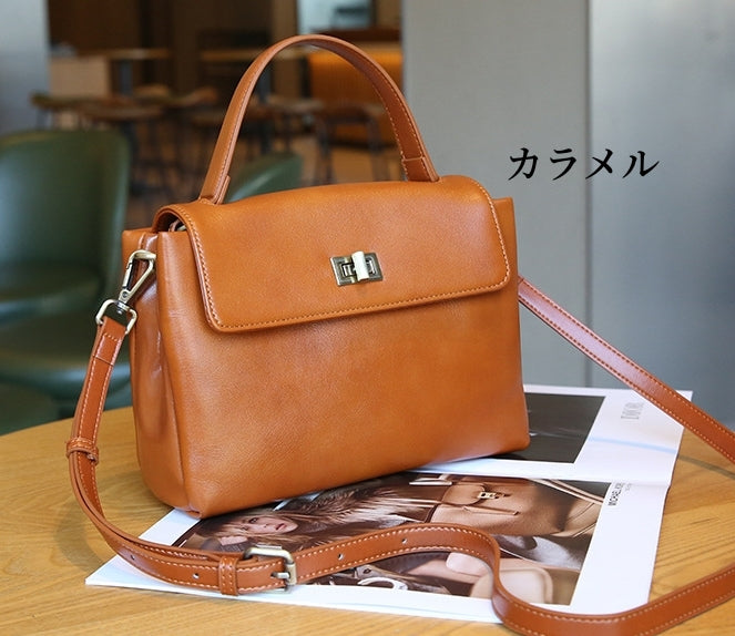 6色|レザーバッグ|牛革バッグ|通勤ビジネス|ハンドバッグ|斜め掛けバッグ