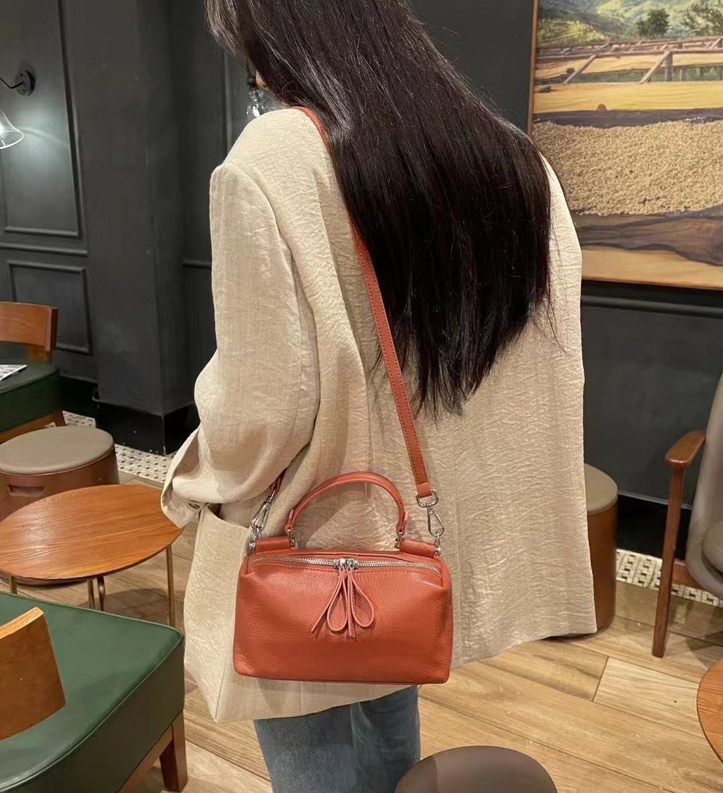 7色|牛革ハンドバッグ|牛革ショルダーバッグ|ボストンバッグ
