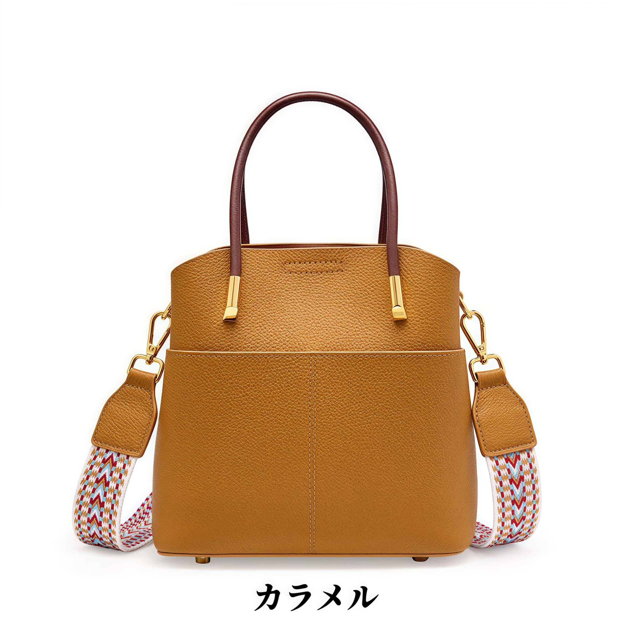 黒|カーキ|カラメル|3色|牛革ハンドバッグ｜牛革斜め掛けバッグ｜牛革ショルダー一バッグ