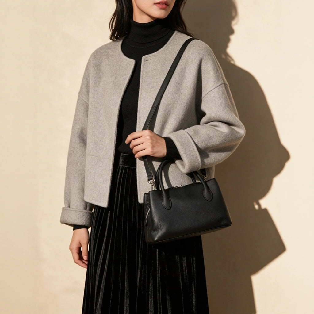 本革3wayハンドバッグ|牛革ショルダー 斜めがけ|全5色展開