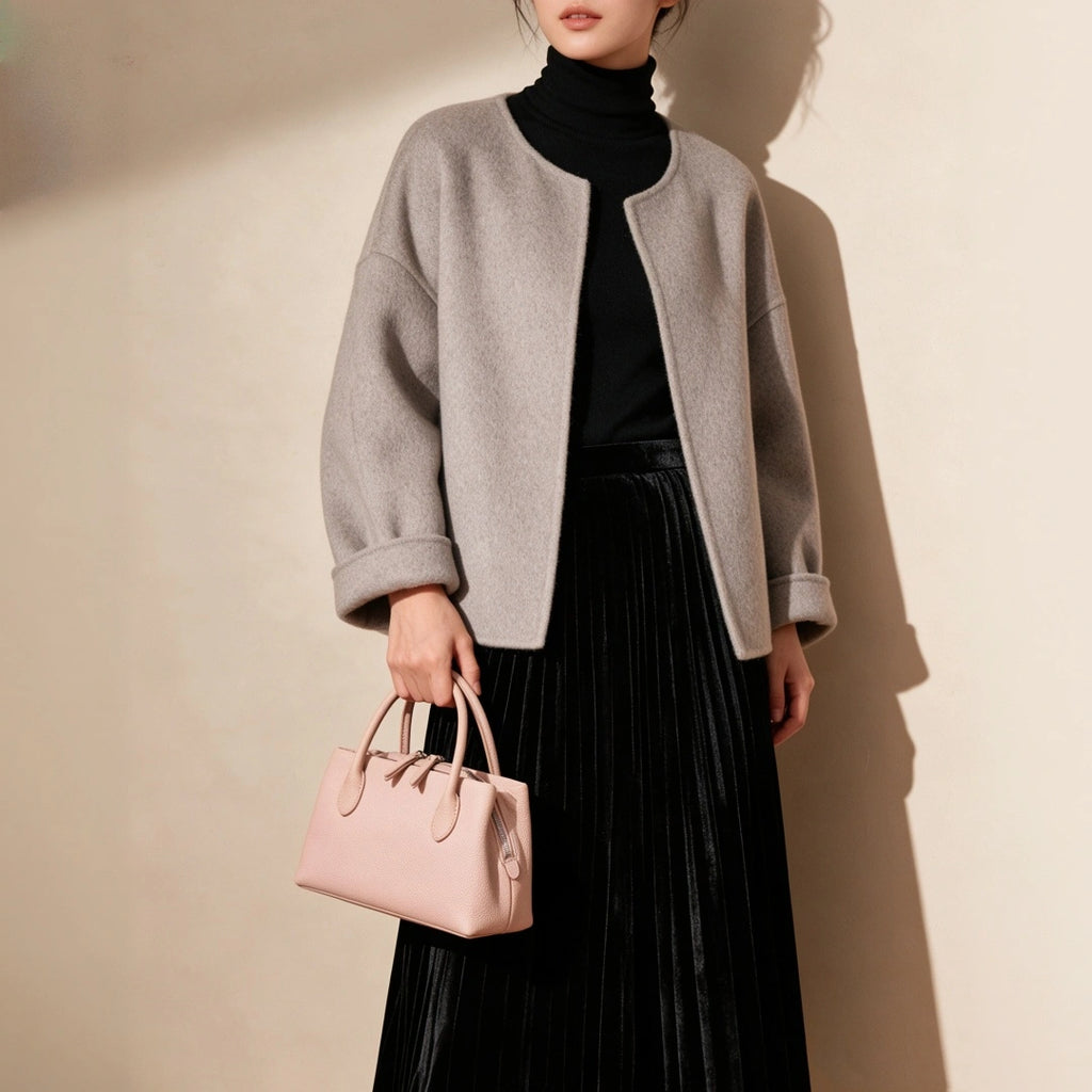 本革3wayハンドバッグ|牛革ショルダー 斜めがけ|全5色展開