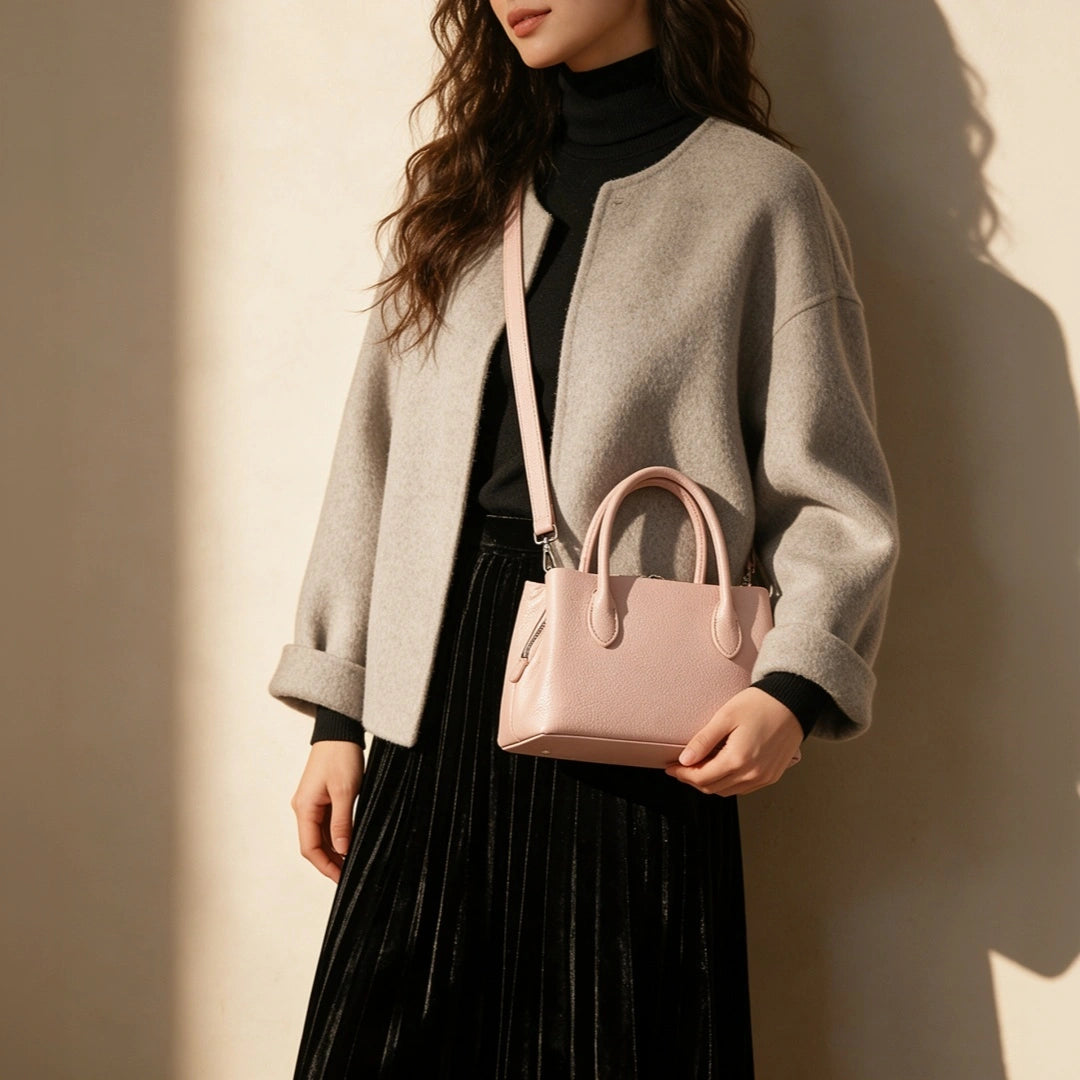 本革3wayハンドバッグ|牛革ショルダー 斜めがけ|全5色展開