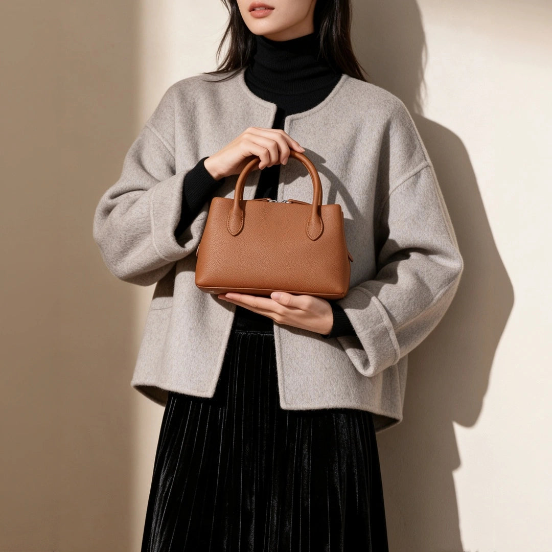本革3wayハンドバッグ|牛革ショルダー 斜めがけ|全5色展開