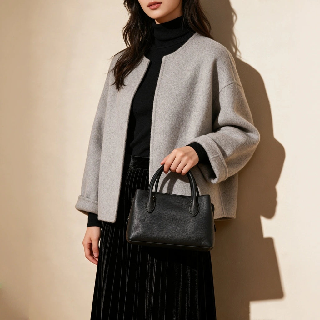 本革3wayハンドバッグ|牛革ショルダー 斜めがけ|全5色展開