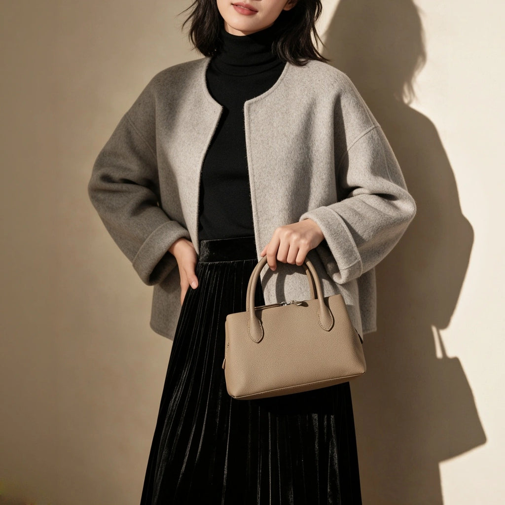本革3wayハンドバッグ|牛革ショルダー 斜めがけ|全5色展開