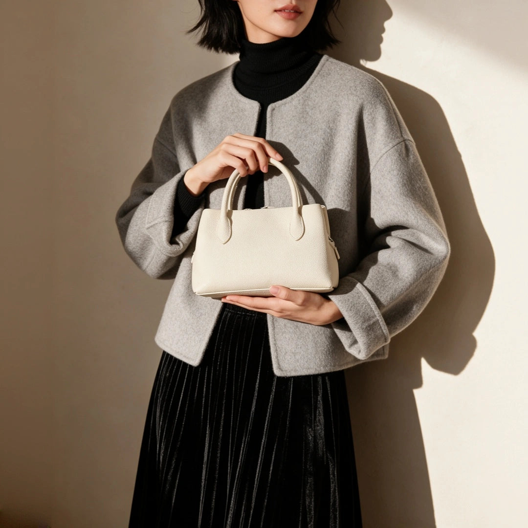 本革3wayハンドバッグ|牛革ショルダー 斜めがけ|全5色展開