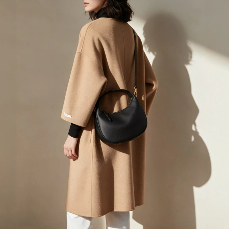 本革 3WAY|ミニボストンバッグ|シンプルヴィンテージ |牛革ハンドバッグ|デイリー|全3色展開