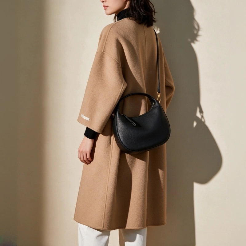 本革 3WAY|ミニボストンバッグ|シンプルヴィンテージ |牛革ハンドバッグ|デイリー|全3色展開