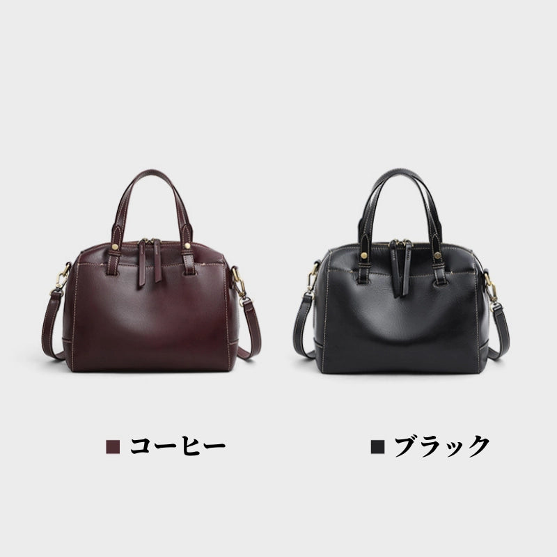 3WAY|レザーハンドバッグ|本革斜ショルダーバッグ|全2色