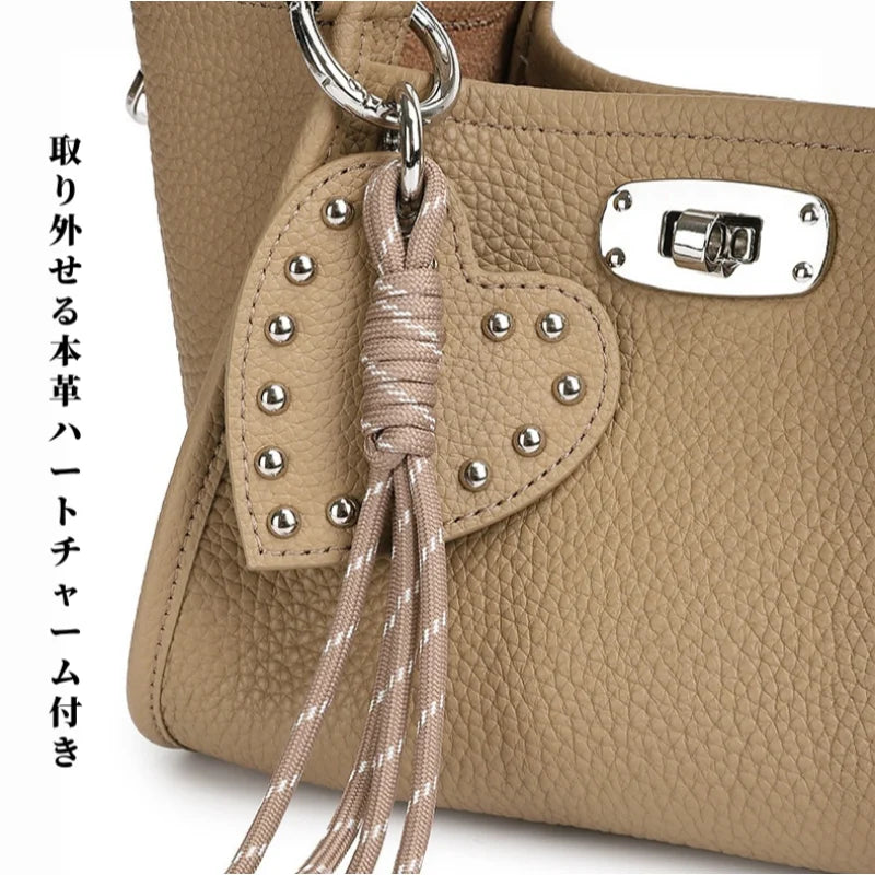 本革3wayハンドバッグ|牛革ショルダー 斜めがけ|全3色展開