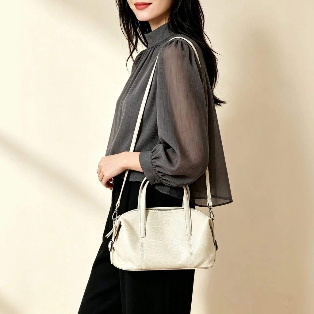 本革ハンドバッグ|ショルダーバッグ|2way|牛革|レディース|手提げ 斜めがけ|4色展開