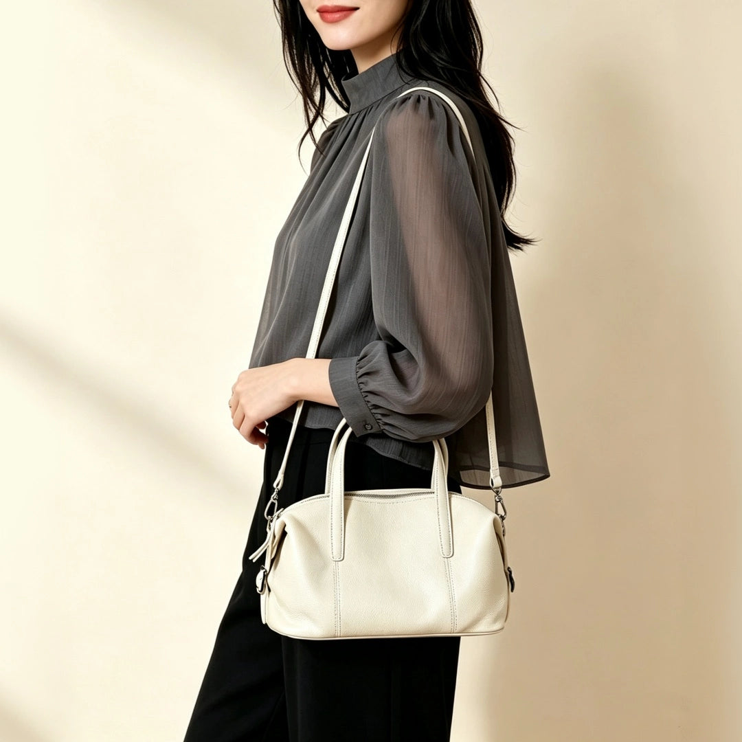 本革ハンドバッグ|ショルダーバッグ|2way|牛革|レディース|手提げ 斜めがけ|4色展開