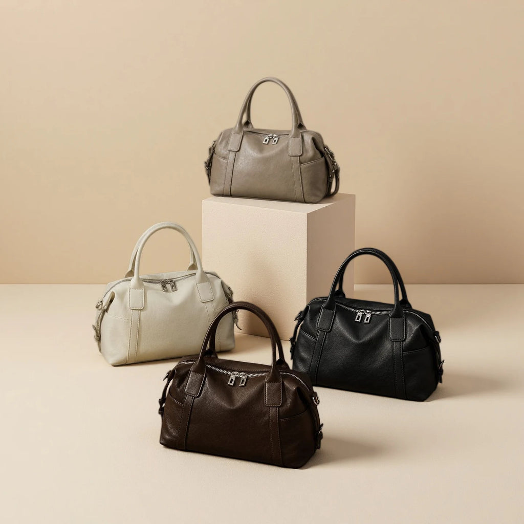 本革ハンドバッグ|ショルダーバッグ|牛革 トートバッグ|レディース|全4色展開|3WAY