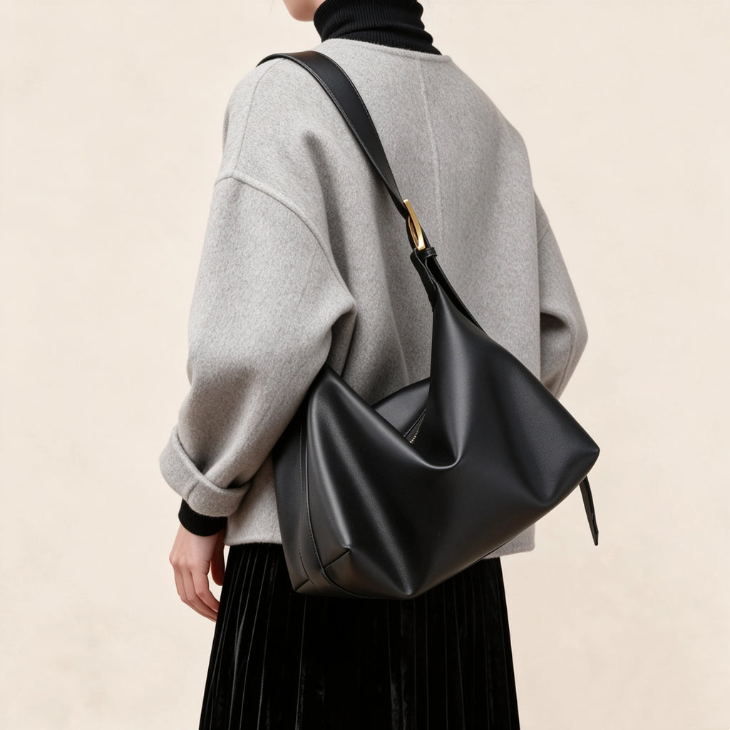 本革トートバッグ|牛革ショルダーバッグ|大容量|通勤|全5色展開|