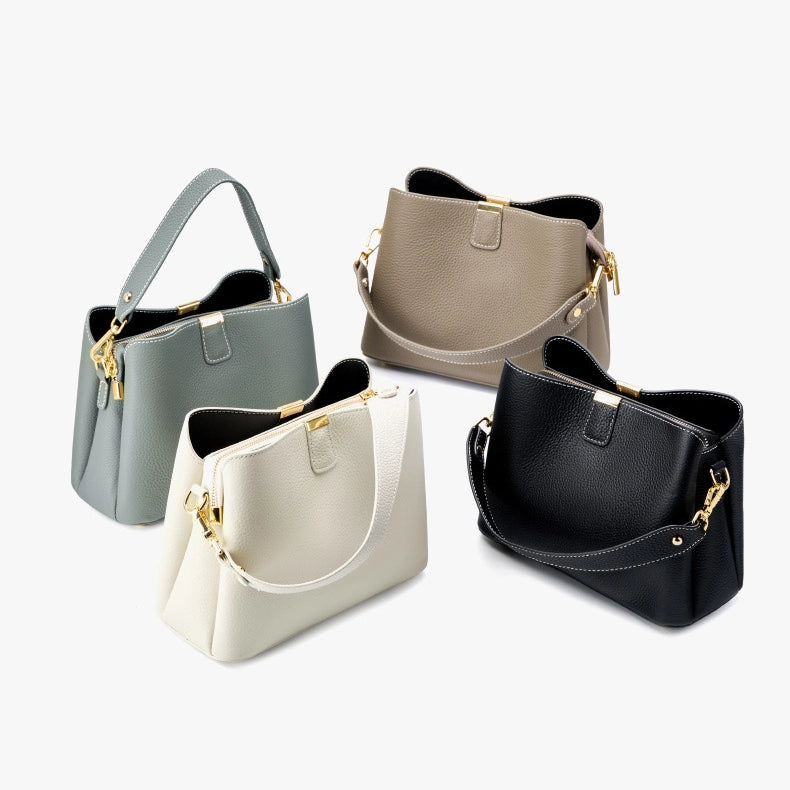 牛革 3WAY ハンドバッグ レディース 本革 ショルダーバッグ 5色