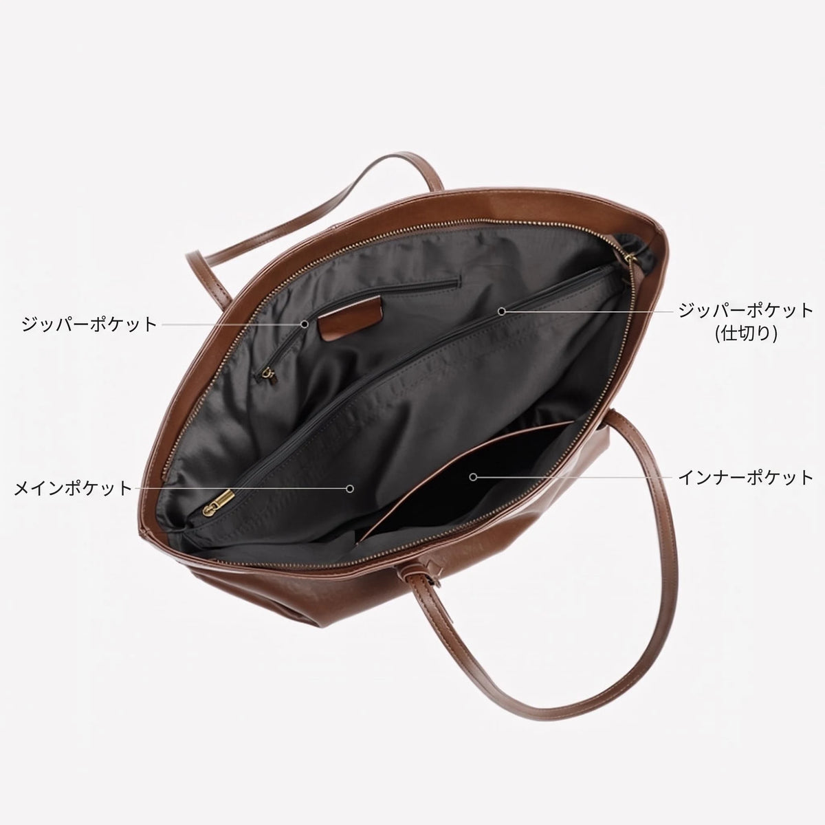 本革3WAYトートバッグ|牛革ハンドバッグ|レディース|牛革|A4 対応|4色展開