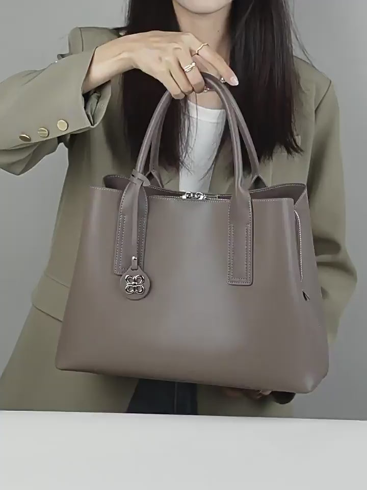 本革3WAYトートバッグ|ハンドバッグ|牛革ショルダーバッグ|レディース|牛革|A4 対応